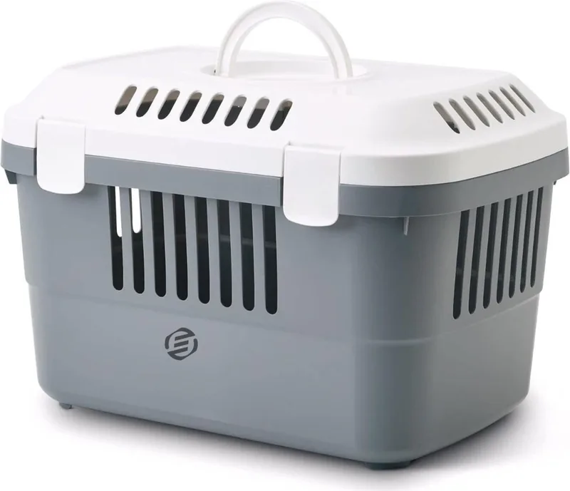 Katten Vervoersbox - Kattenvervoersbox - Reistas Katten - Reismand - Kattendraagtas - Transporttas by Equivera in Grey – product photo