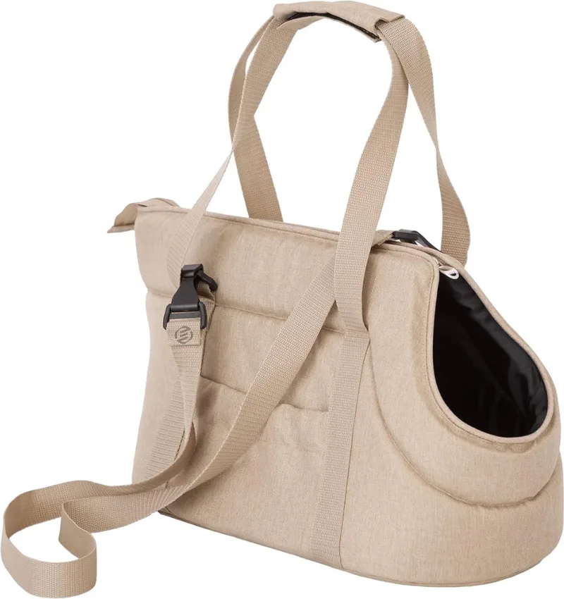 Katten Vervoersbox - Kattenvervoersbox - Reistas Katten - Reismand - Kattendraagtas - Transporttas by Equivera in Beige – product photo