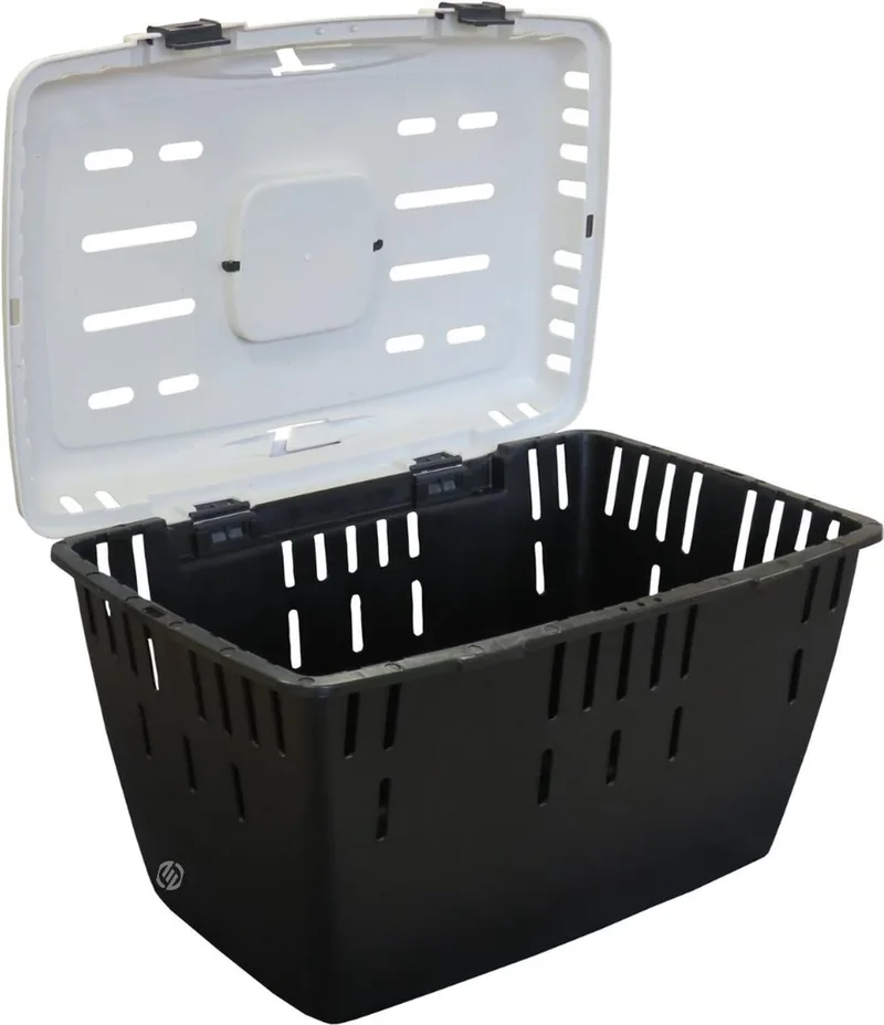 Katten Vervoersbox - Kattenvervoersbox - Reistas Katten - Reismand - Kattendraagtas - Transporttas fra Equivera i Sort – produktbillede