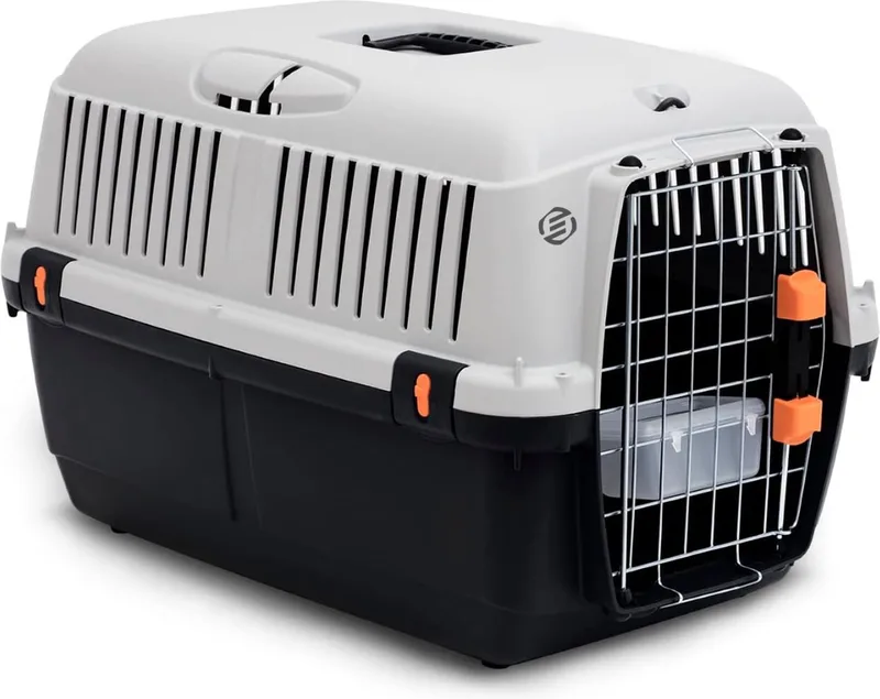 Katten Vervoersbox - Kattenvervoersbox - Reistas Katten - Reismand - Kattendraagtas - Transporttas by Equivera in Light grey – product photo