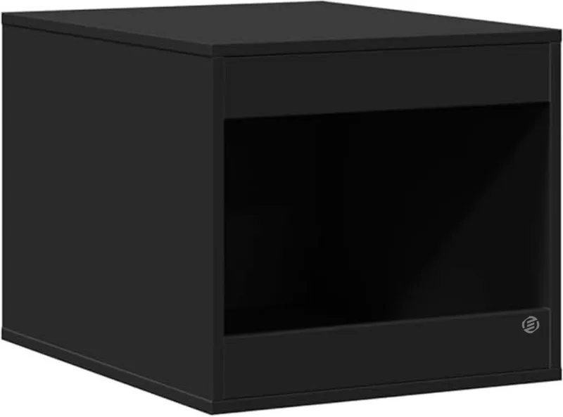 Kattenbak Kast - Kattenkast - Kattenbak Ombouw - Kattenbakkast - Kattenbak Meubel - Kattenhuis Kattenbak - Kattenbak Kast Ombouw - Kattenbak Cover - Kattenmeubel - Katten Bench - Kattenkooi by Equivera in Black – product photo