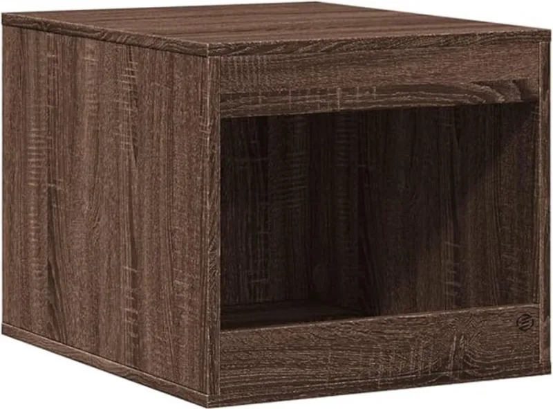 Kattenbak Kast - Kattenkast - Kattenbak Ombouw - Kattenbakkast - Kattenbak Meubel - Kattenhuis Kattenbak - Kattenbak Kast Ombouw - Kattenbak Cover - Kattenmeubel - Katten Bench - Kattenkooi de Equivera en Marron – photo produit