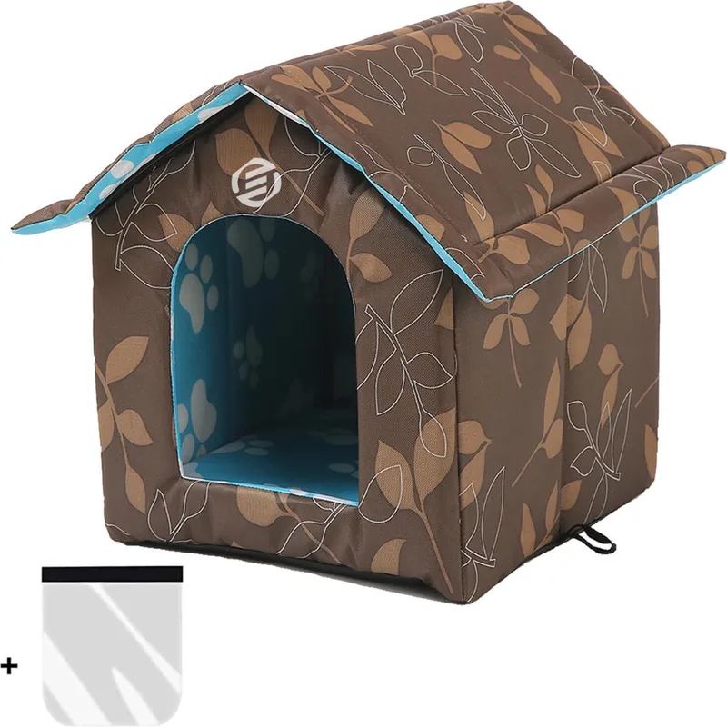 Kattenhuis Voor Buiten - Kattenhuis Buiten - Kattenhok - Kattenhuisje - Kattenvilla - Kattenhok Buiten by Equivera in Bruinen – product photo
