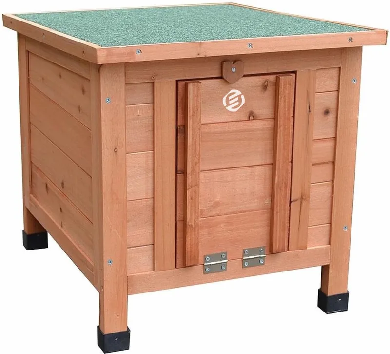 Kattenhuis Voor Buiten - Kattenhuis Buiten - Kattenhok - Kattenhuisje - Kattenvilla - Kattenhok Buiten by Equivera in Hout – product photo