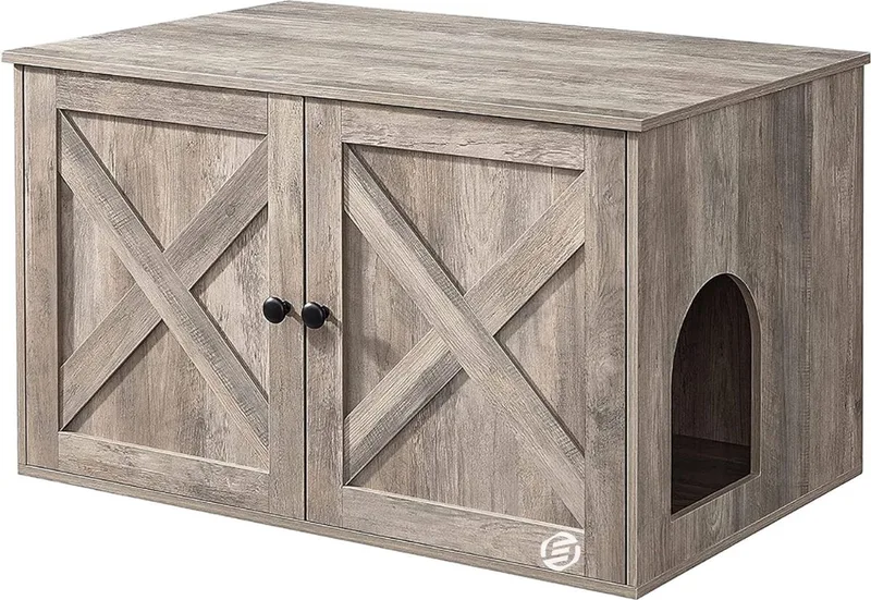 Kattenhuis Voor Buiten - Kattenhuis Buiten - Kattenhok - Kattenhuisje - Kattenvilla - Kattenhok Buiten by Equivera in Hout – product photo