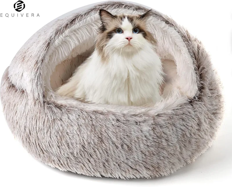Kattensofa - Kattenbed - Kattenstoel - Kattenmand - Kattenbank by Equivera in Beige – product photo