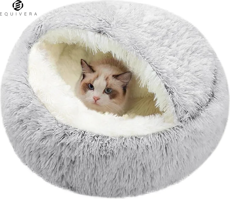 Kattensofa - Kattenbed - Kattenstoel - Kattenmand - Kattenbank by Equivera in Grey – product photo