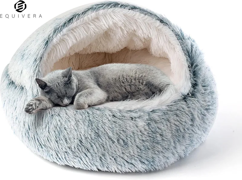 Kattensofa - Kattenbed - Kattenstoel - Kattenmand - Kattenbank by Equivera in Grey – product photo