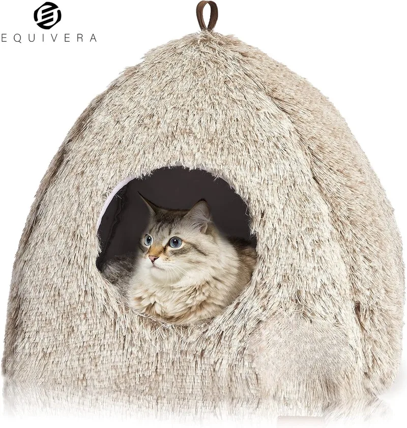 Kattensofa - Kattenbed - Kattenstoel - Kattenmand - Kattenbank de Equivera en Koffie – photo produit
