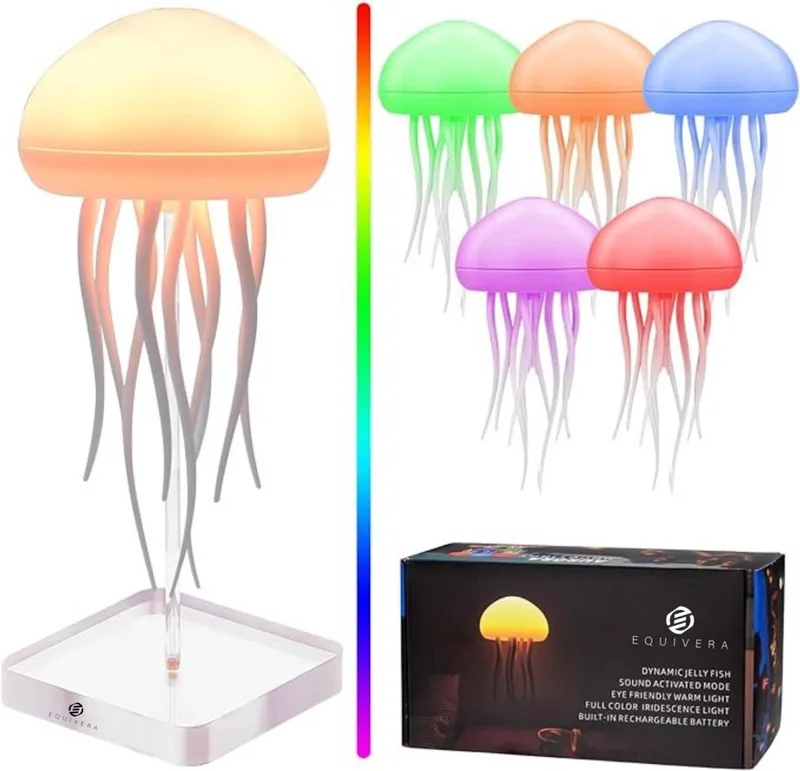 Kwallen Lamp - Kwallen - Kwallen Aquarium - Moonlamp de Equivera en Blanc – photo produit