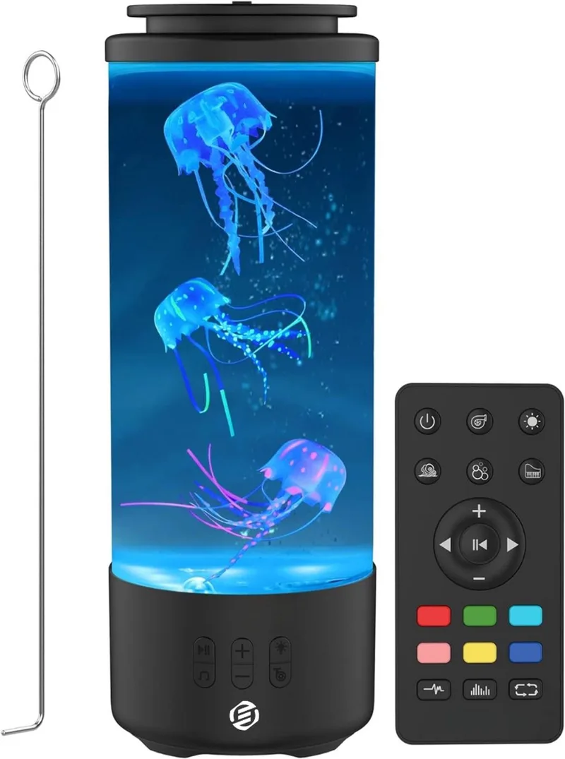 Kwallen Lamp - Kwallen - Kwallen Aquarium - Moonlamp de Equivera en Noir – photo produit