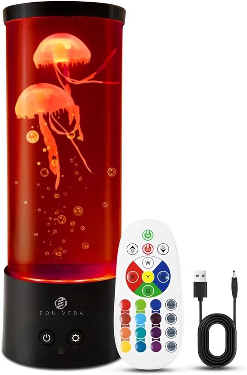 Kwallen Lamp - Kwallen - Kwallen Aquarium - Moonlamp by Equivera in Black – product photo