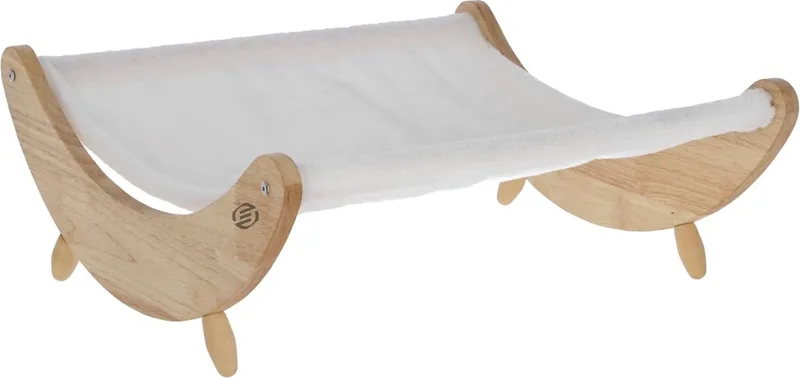 Radiatorhangmat Kat - Hangmat Kat - Kattenmand Radiator - Radiatormand Kat - Kattenhangmat Radiator by Equivera in White – product photo
