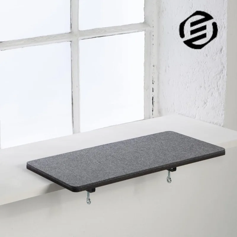 Vensterbank Kussen Kat - Hangmat Kat - Kattenmand Raam - Windowchiller de Equivera en Anthracite – photo produit