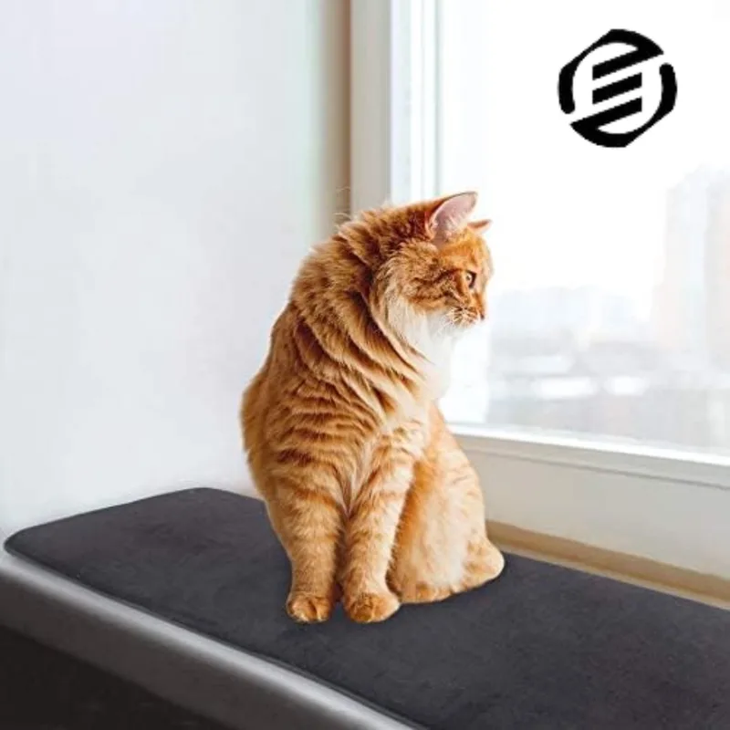 Vensterbank Kussen Kat - Hangmat Kat - Kattenmand Raam - Windowchiller by Equivera in Brown – product photo