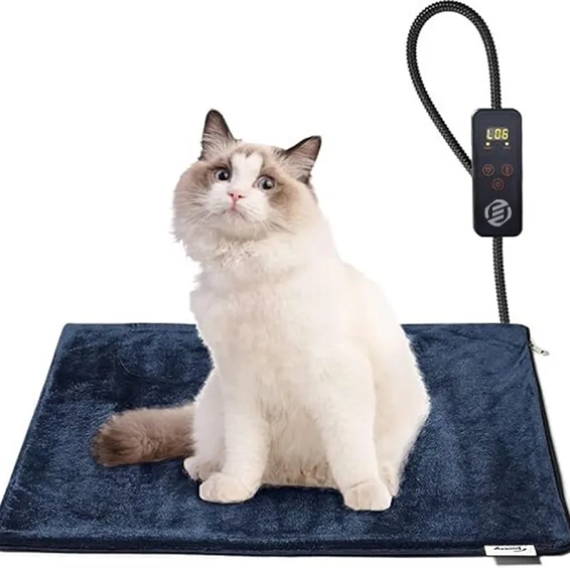 Warmtemat voor Huisdieren - Verwarmingsmat Huisdieren - Warmtedeken voor Honden en Katten - Warmtemat Kat - Warmtemat Hond - Zelfverwarmende Kattendeken by Equivera in Blawn – product photo