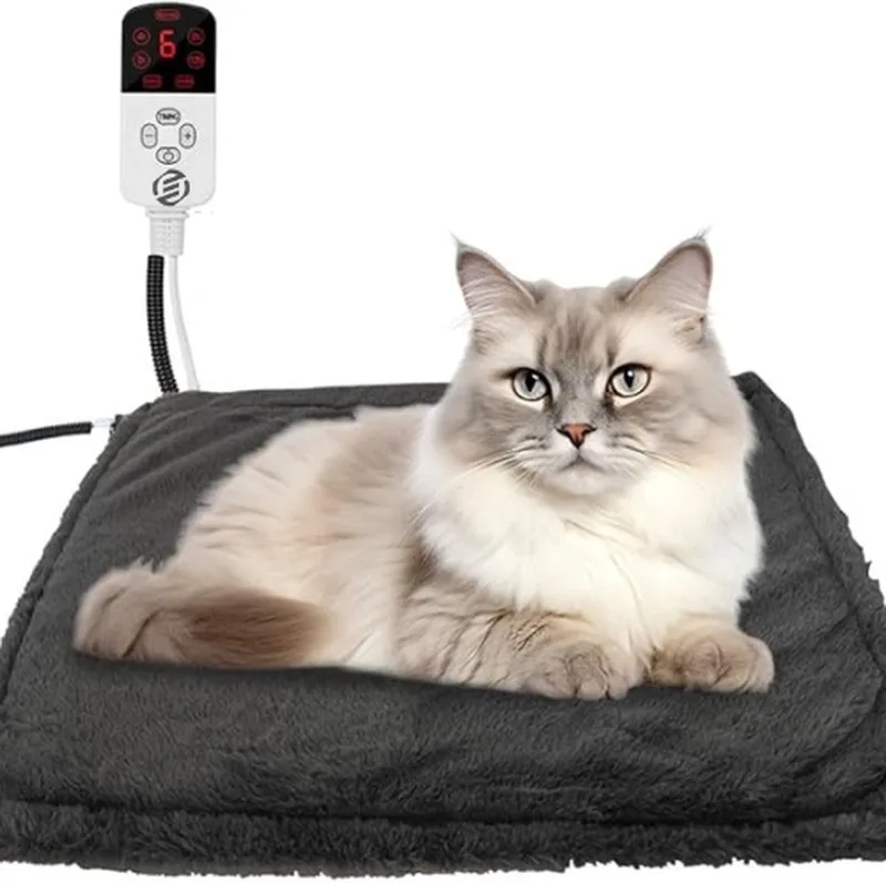Warmtemat voor Huisdieren - Verwarmingsmat Huisdieren - Warmtedeken voor Honden en Katten - Warmtemat Kat - Warmtemat Hond - Zelfverwarmende Kattendeken de Equivera en Grigis – photo produit