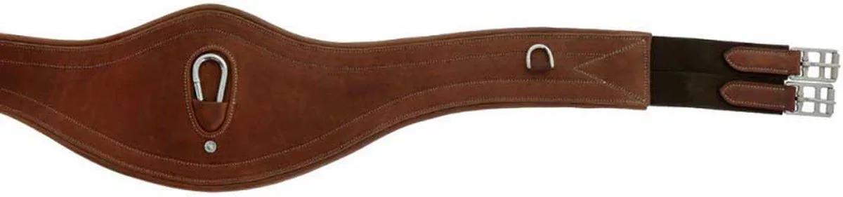 Fitter Anatomical Bellyband Paardensingel Goud 125 cm by Eric Thomas in Hazelnut – product photo