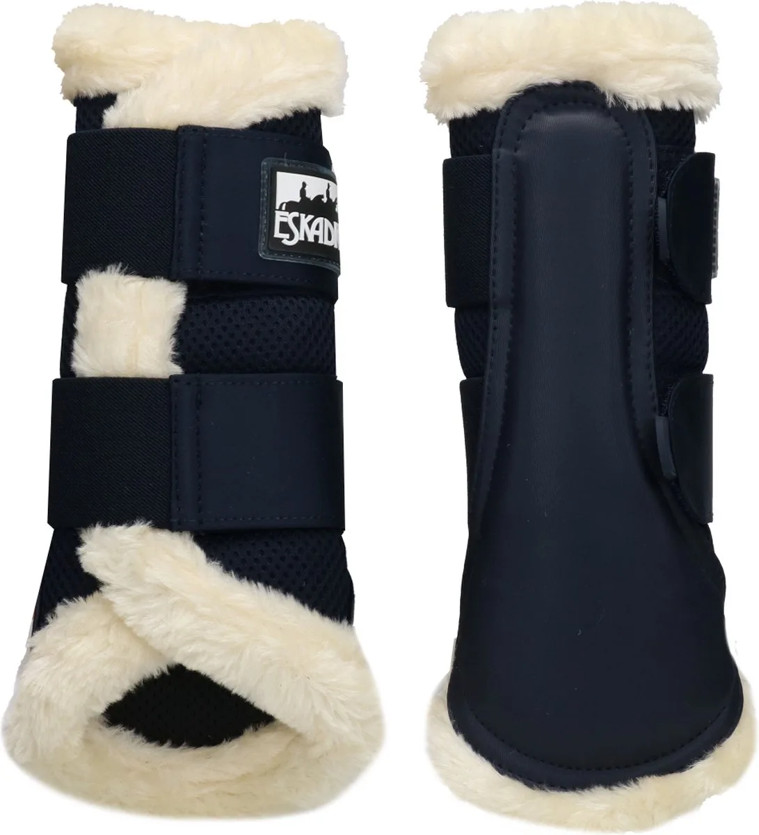 Beenbeschermers Eskadron Mesh Fauxfur de Eskadron en Bleu foncé – photo produit