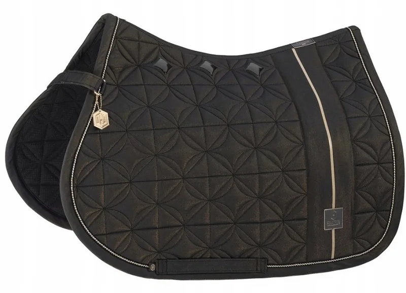 Big Square Glam Zadeldek Full VS fra Eskadron i Sort – produktbillede
