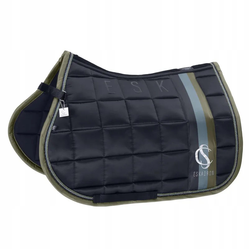 Big Square Mattgloss Zadeldek Classic Sports 25 S/S de Eskadron en Marineblauw – photo produit