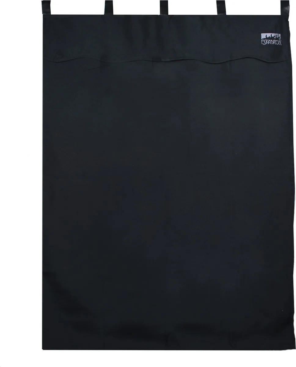 Box gordijn uni 190x150 cm Black de Eskadron en Noir – photo produit