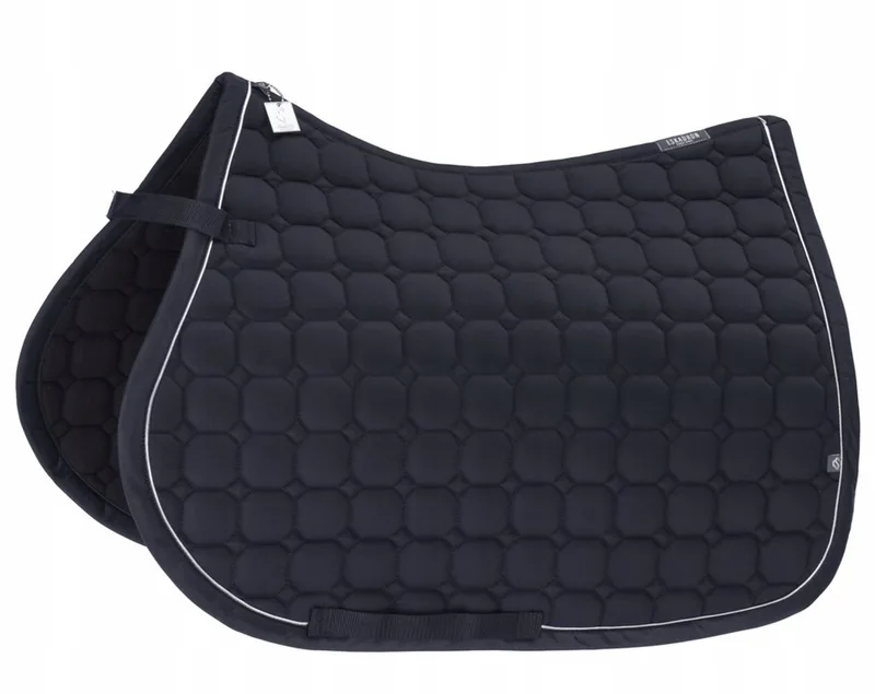 Cotton Classic Sports 25 Pony Zadeldek de Eskadron en Bleu foncé – photo produit