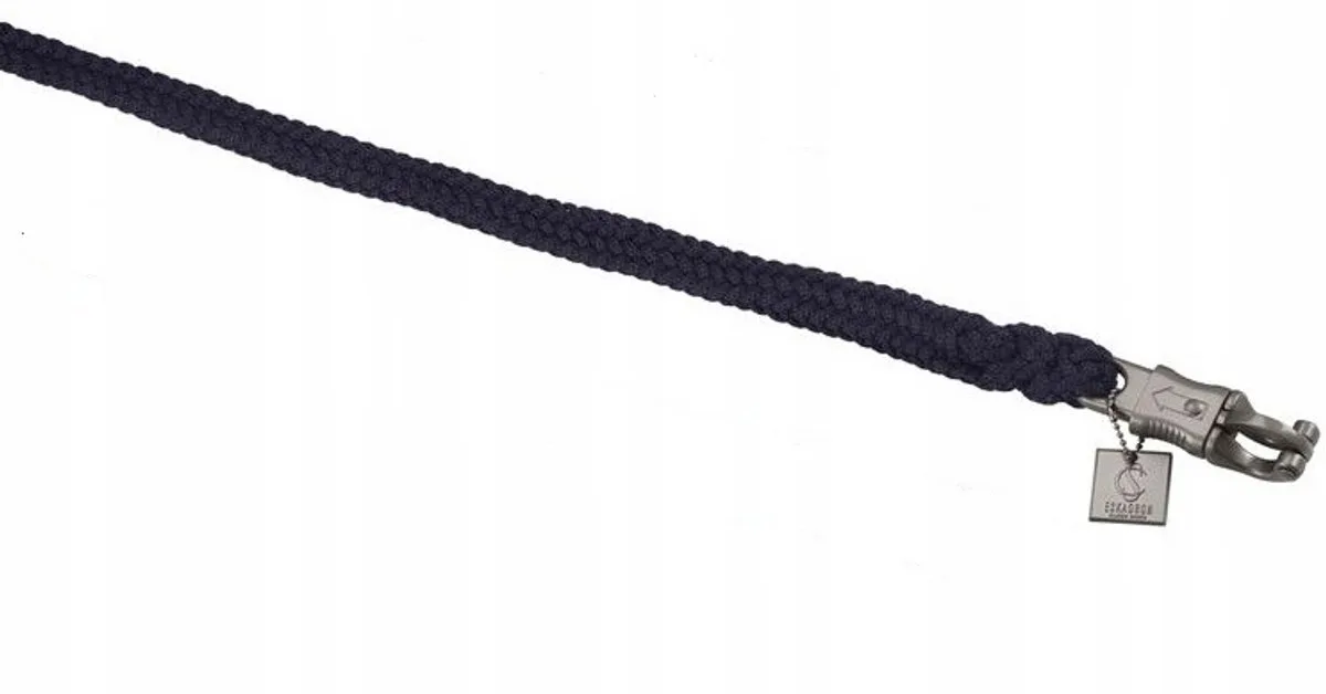 Duralastic Halsterlijn met Veiligheidssluiting - Navy de Eskadron – photo produit