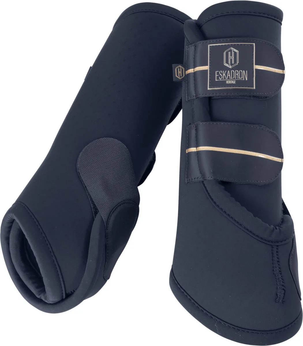FW25 Heritage Beenbeschermers Pro Dressage Achter-navy-W de Eskadron – photo produit