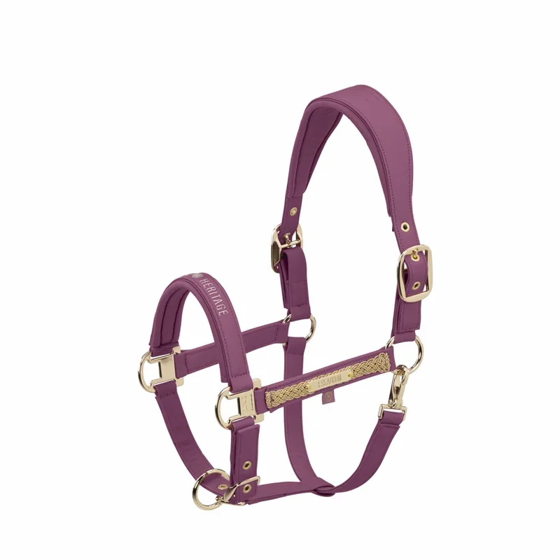 FW25 Heritage Halster Faux Leather Double Pin Wildberry P2 de Eskadron – photo produit