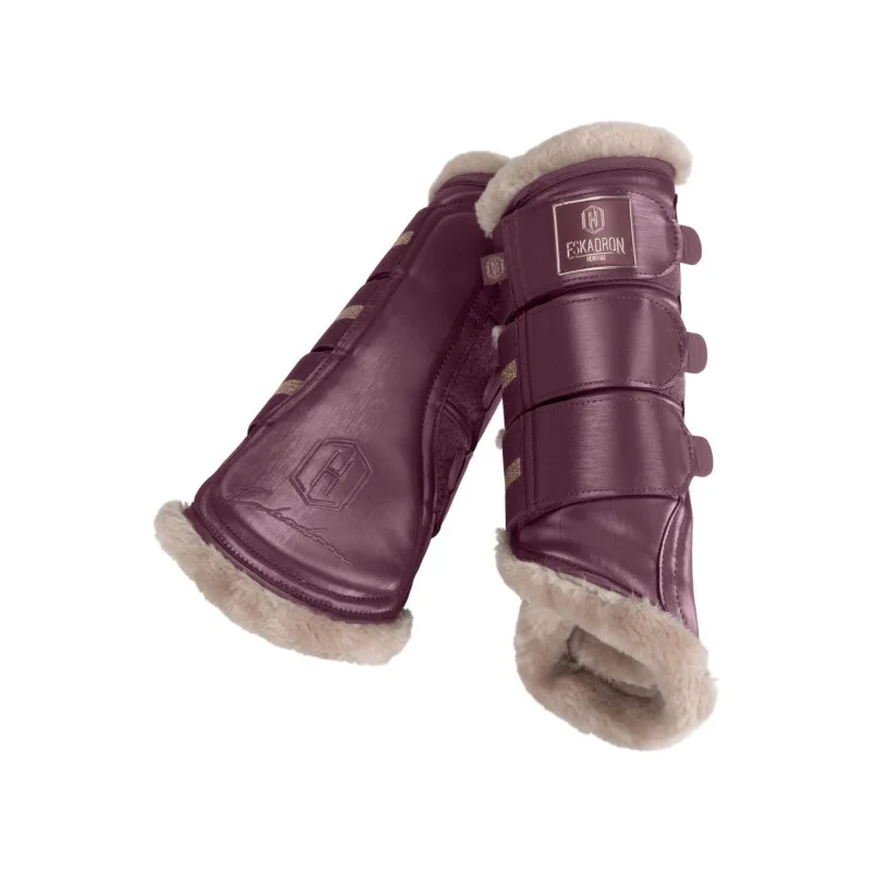 Gamaschen Glamslate Heritage Kunstfell lila XL de Eskadron en Regular – photo produit