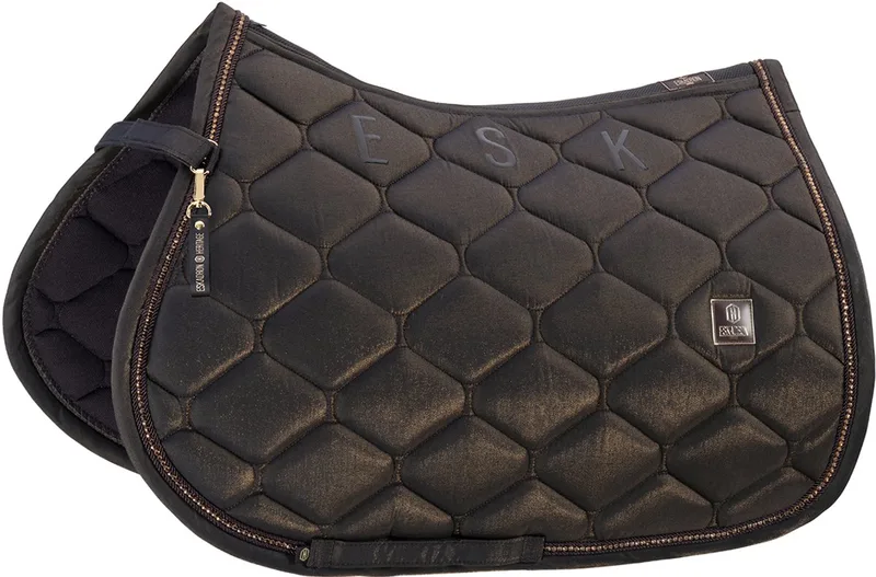 Glam Crystal Zadeldek Heritage 25/26 Truffle VS by Eskadron in Black – product photo
