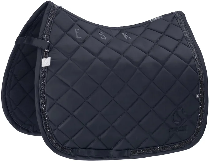 Glossy Jewel Zadeldek Classic Sports 25 Full de Eskadron en Bleu foncé – photo produit