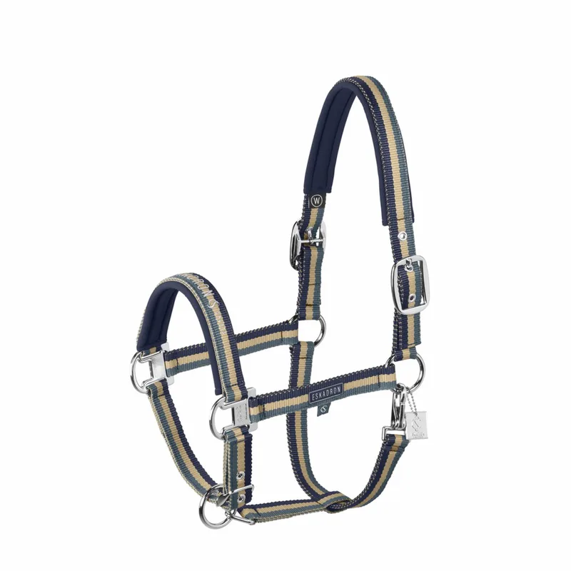 Halster Double Pin SS26 Petrol - Pony | Halstertouw paard de Eskadron – photo produit