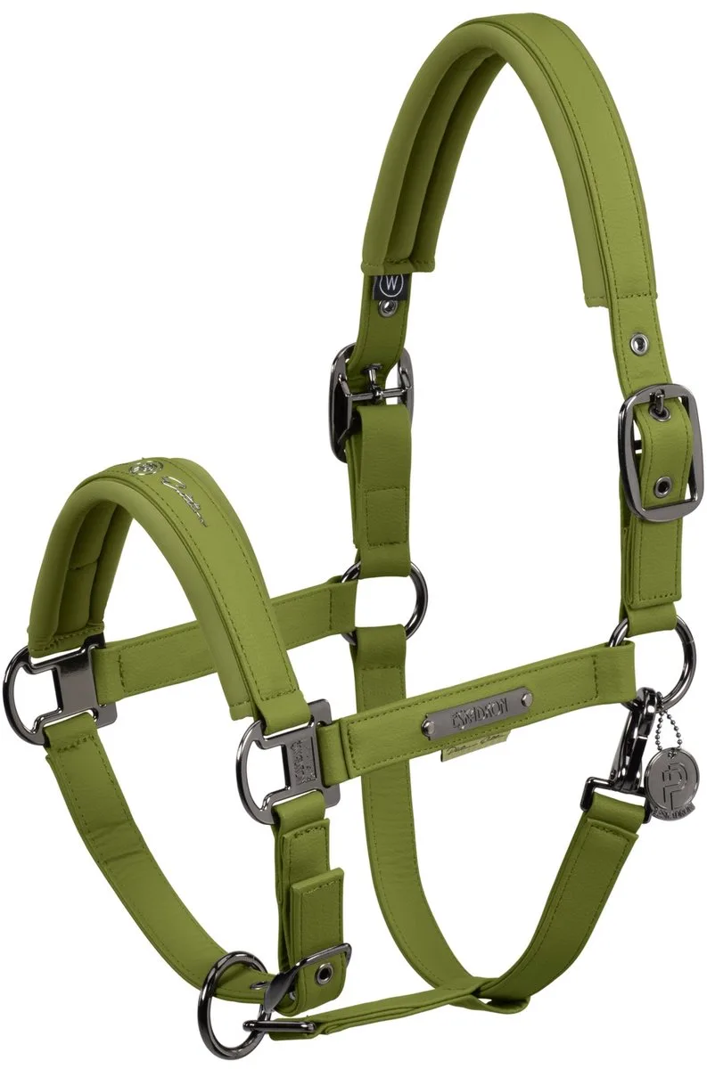 Halster Eskadron Platinum Double Pin Faux Leather de Eskadron en Bleu foncé – photo produit