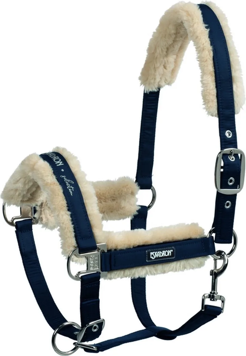 Halster FauxFur - maat Pony de Eskadron en Nightblue – photo produit