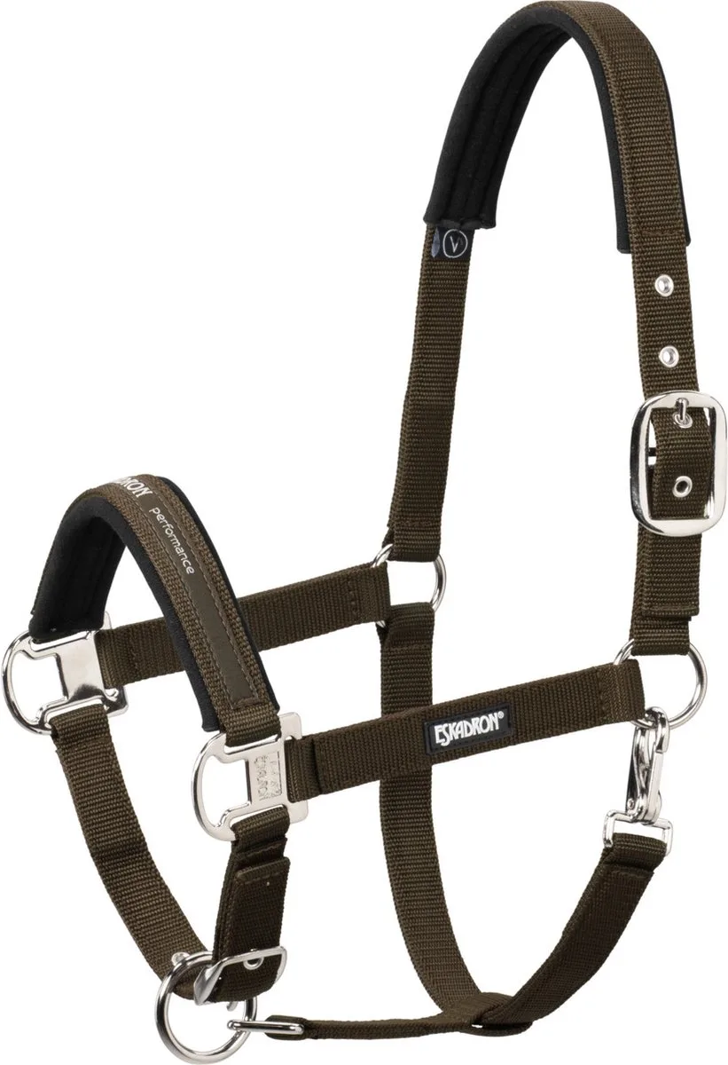 Headcollar Pin Buckle Pony von Eskadron in Darkbrown – Produktfoto
