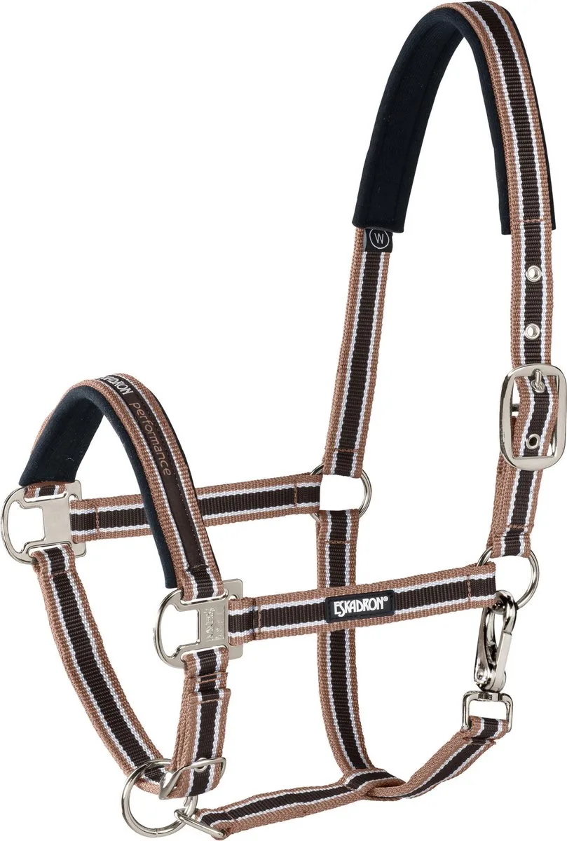 Headcollar Pin Buckle X-Full von Eskadron in Hazelnut-Creme – Produktfoto
