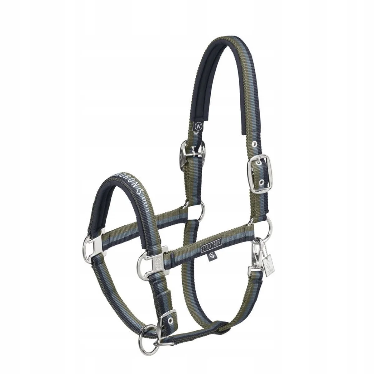 Kantara dubbele pin - marine/staalblauw/stoffig olijfgroen - vol de Eskadron – photo produit