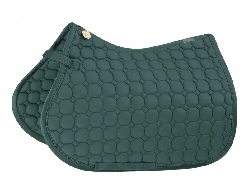KATOEN Zadeldek Pony Vintage Groen de Eskadron – photo produit