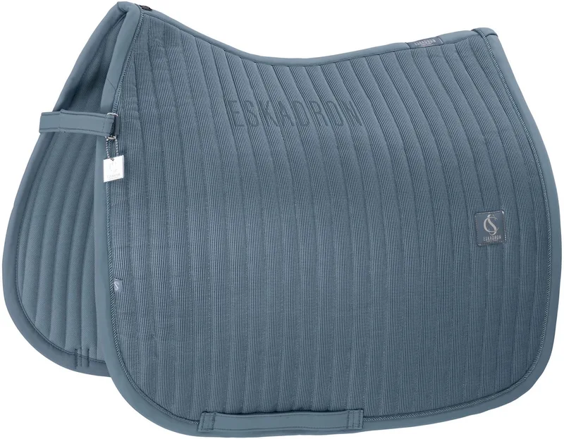 Mesh Zadeldek Classic Sports 25 Full by Eskadron in Steel Blue – product photo