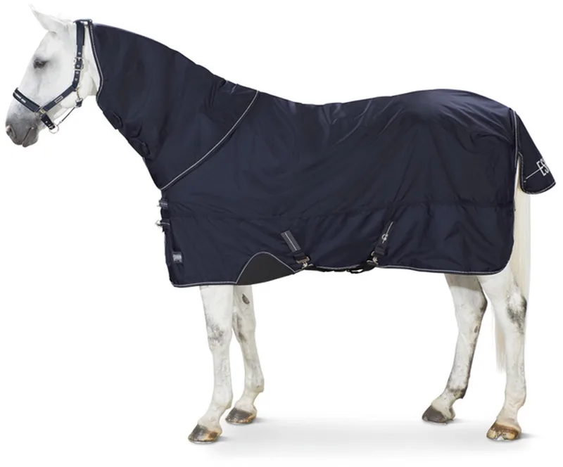 Outdoor paardendeken met halsbedekking Eskadron Weidedeken Omega fra Eskadron i Blå – produktbillede