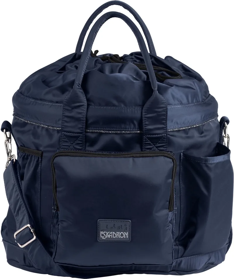 Poetstas Glossy Navy | Poetskist paard de Eskadron en Bordeaux – photo produit