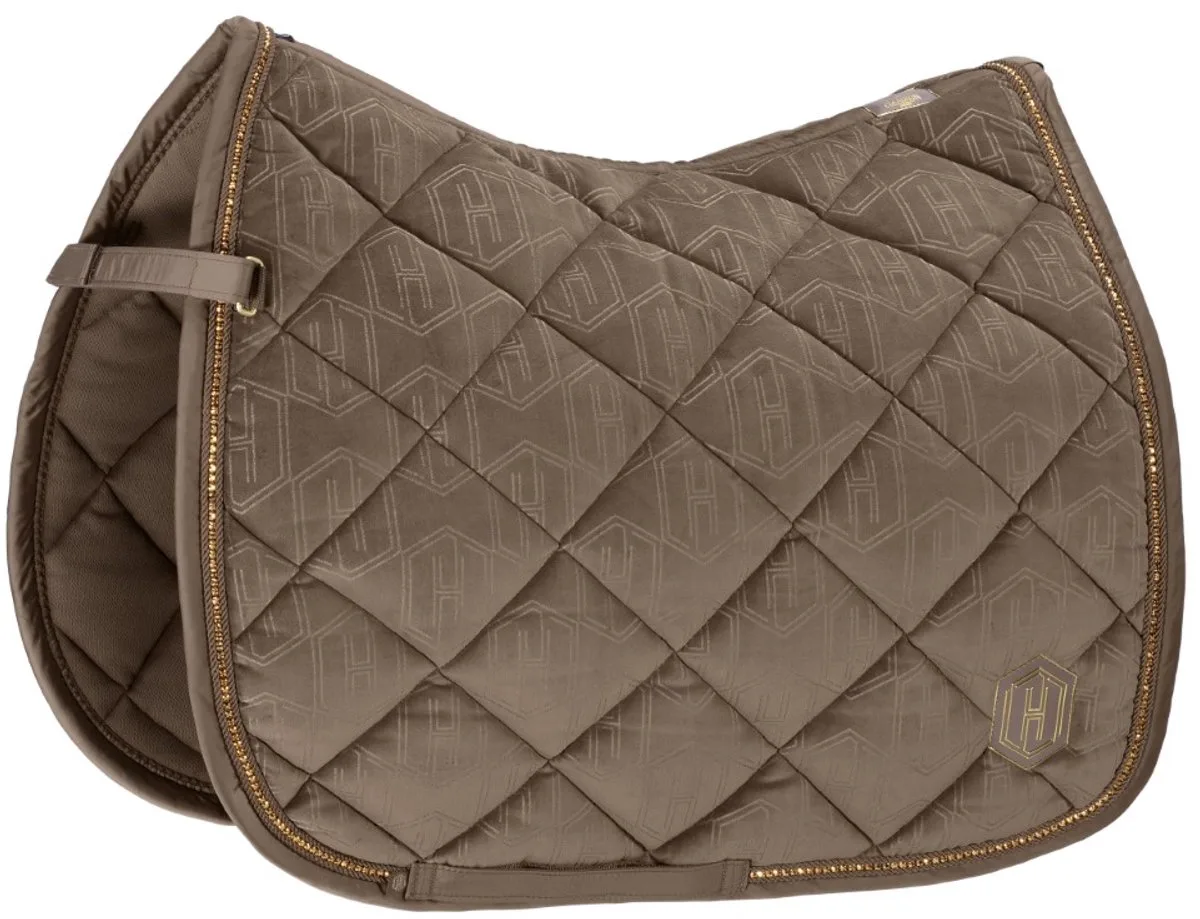 SS'22 Heritage Plaza Taupe Velvet Crystal dekje-Pony-Dressuur de Eskadron – photo produit
