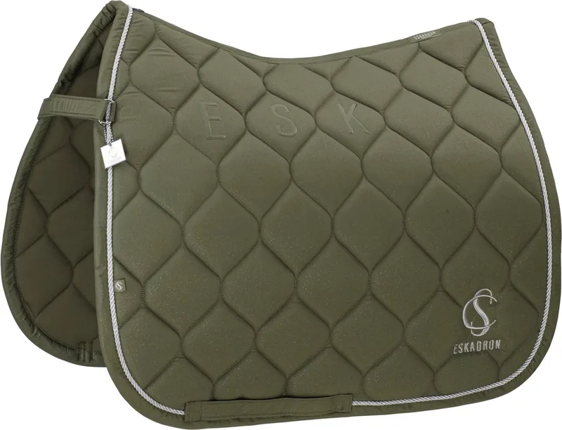 SS25 Classic Zadeldekje SPARKLE dusty olive DL de Eskadron – photo produit