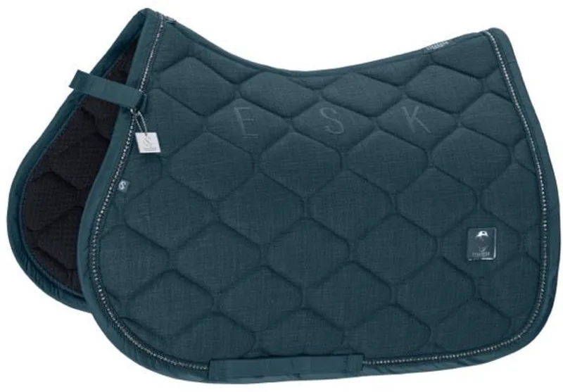 Zadeldek Bouclé Crystal Classic Sports 26 Full de Eskadron en Ocean – photo produit