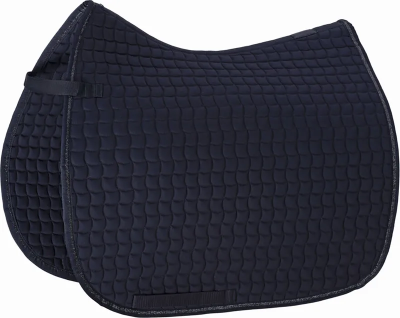 Zadeldek Classic Sports Cotton - Dark Blue - dressuur Full by Eskadron in Dark navy – product photo