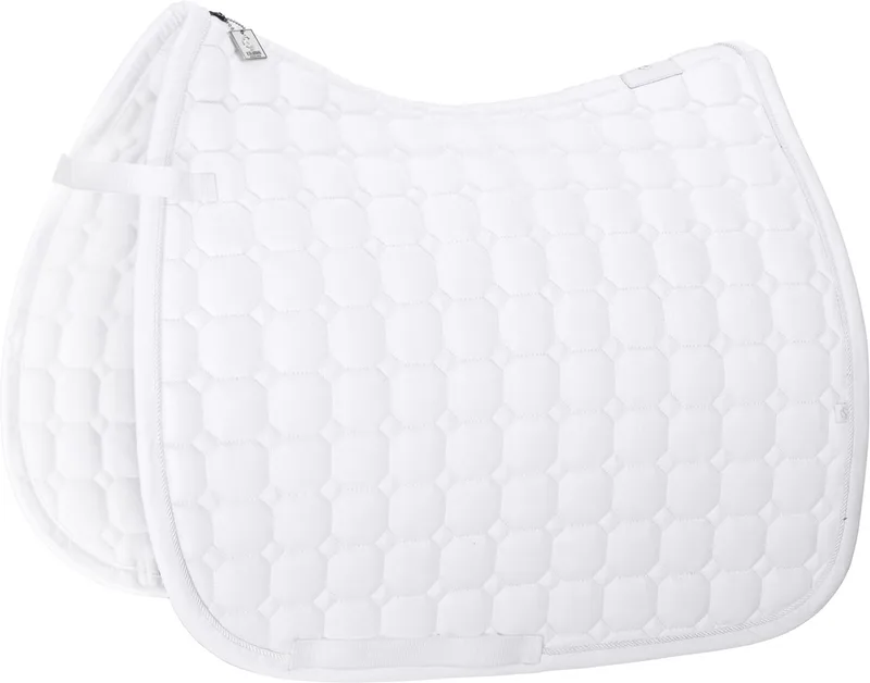Zadeldek Cotton Glitter Classic Sports 26 Full de Eskadron en Blanc – photo produit