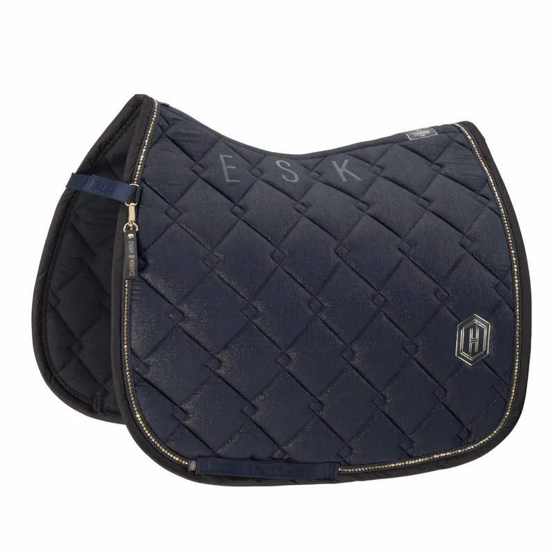 Zadeldek Cotton Glitter Crystal Heritage 25/26 Full de Eskadron en Bleu foncé – photo produit