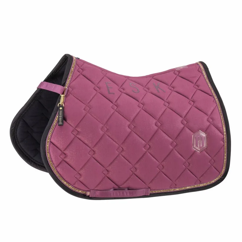 Zadeldek Cotton Glitter Crystal Heritage 25/26 Full van Eskadron in Wildberry – productfoto